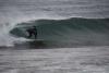 a surfer on Lake Superior November 11, 2021